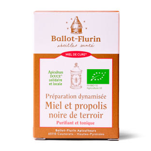 Miel de Cure® à la Propolis noire française bio